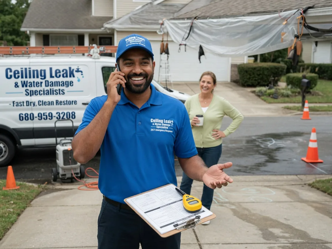 Ceiling Leak Cleanup Topsham, VT FAQs
